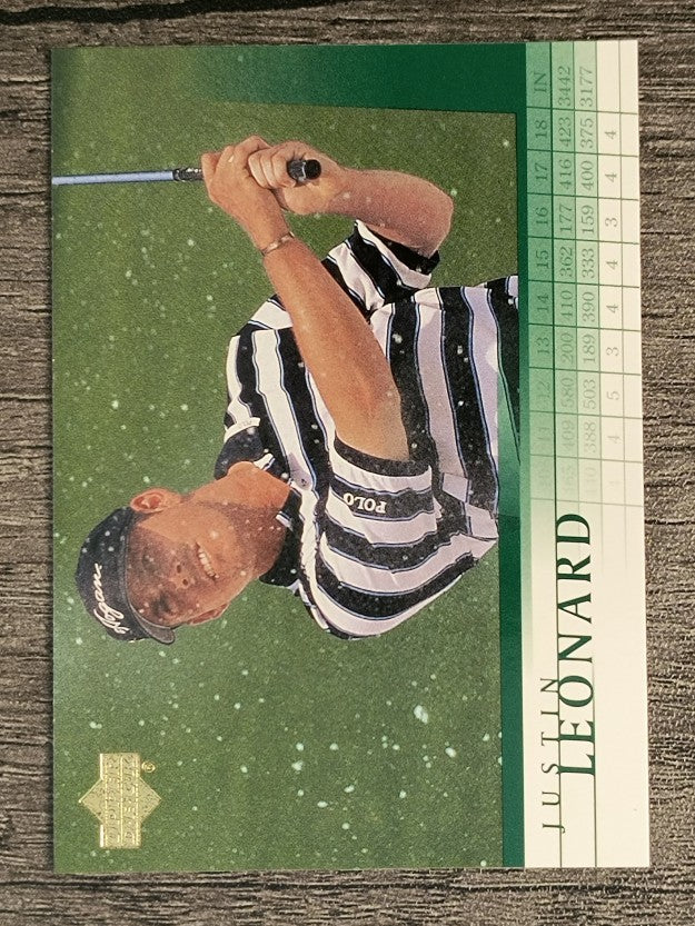 2001 Upper Deck #16 Justin Leonard RC