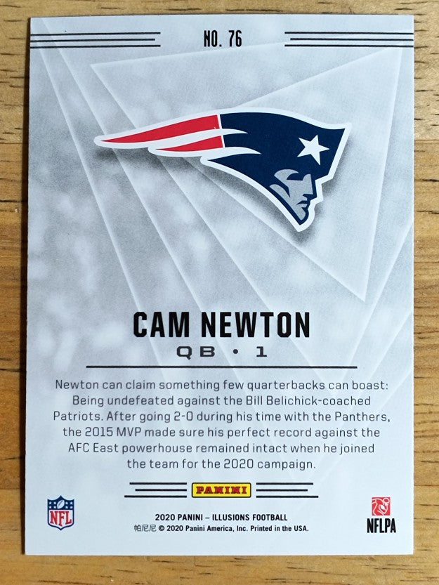 2020 Panini Illusions Retail #76 Cam Newton