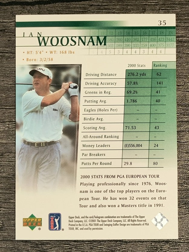 2001 Upper Deck #35 Ian Woosnam