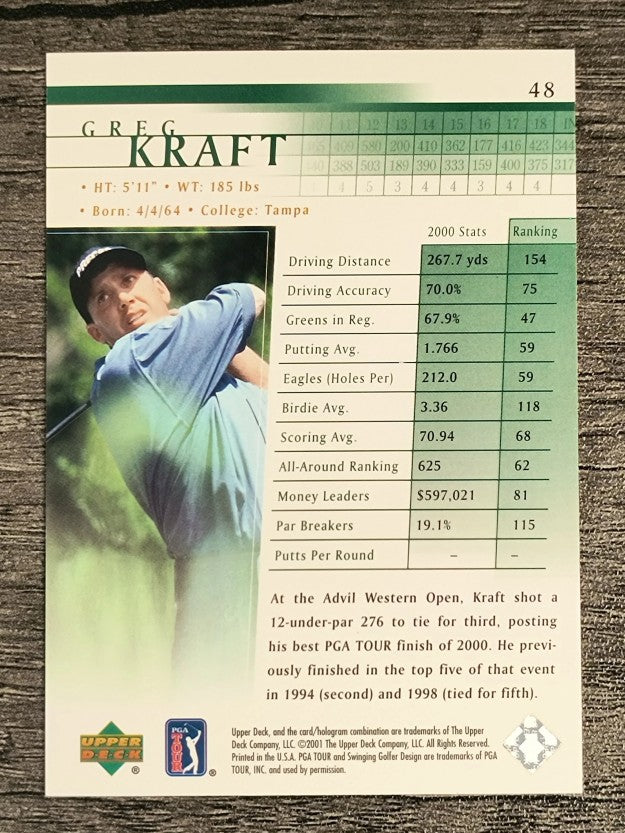 2001 Upper Deck #48 Greg Kraft