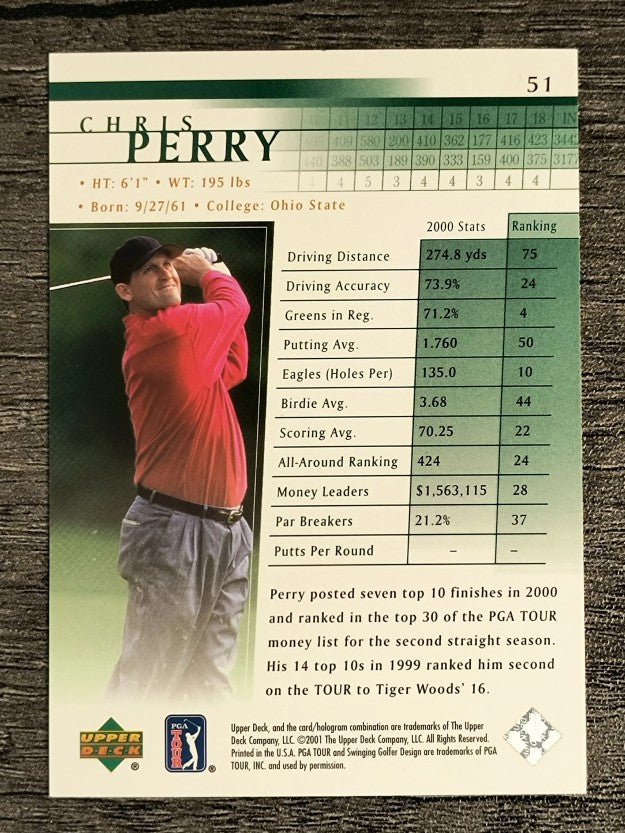 2001 Upper Deck #51 Chris Perry