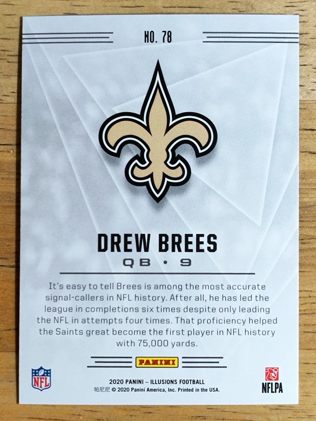 2020 Panini Illusions Retail #78 Drew Brees