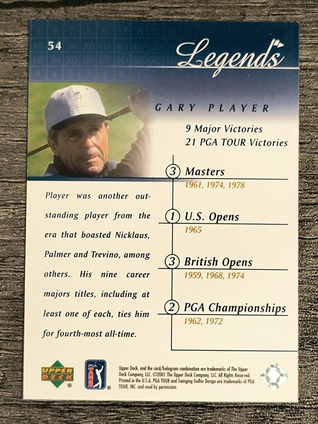 2001 Upper Deck #54 Gary Player