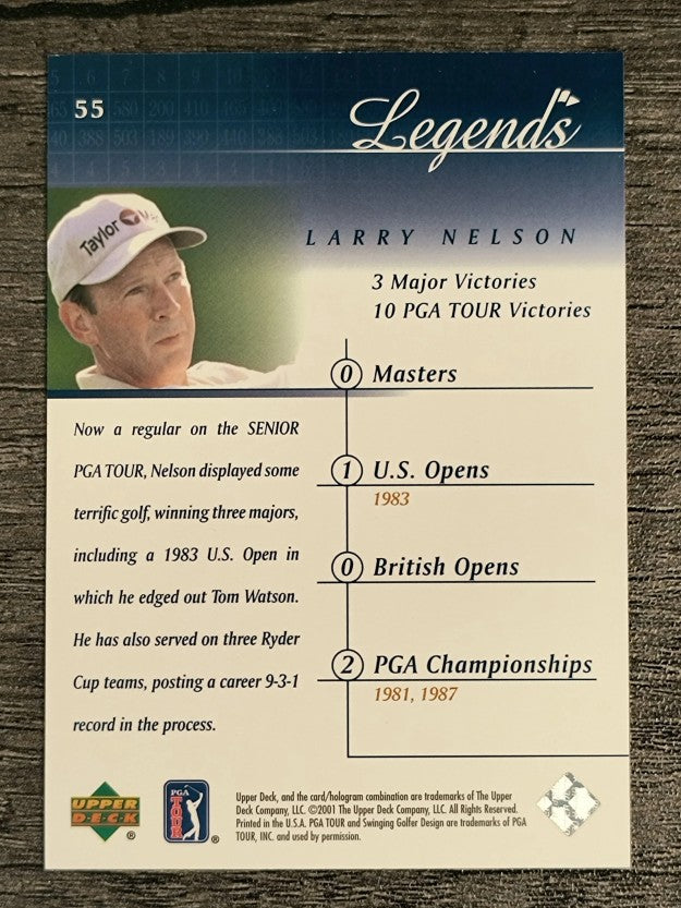 2001 Upper Deck #55 Larry Nelson