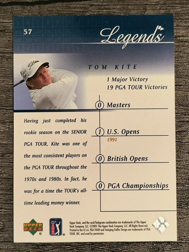 2001 Upper Deck #57 Tom Kite