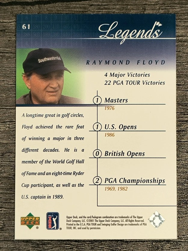 2001 Upper Deck #61 Raymond Floyd