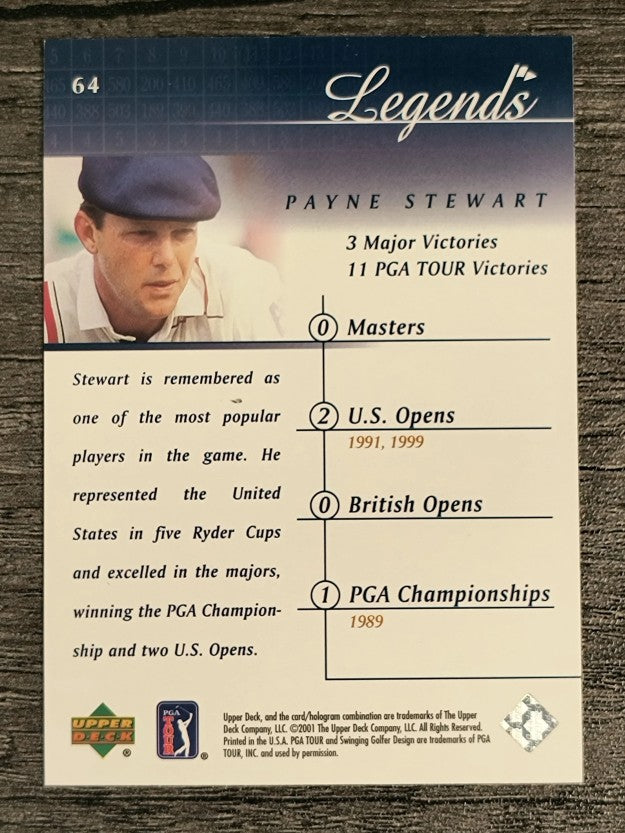 2001 Upper Deck #64 Payne Stewart