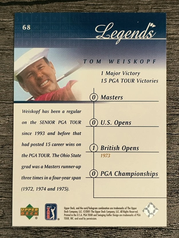 2001 Upper Deck #68 Tom Weiskopf