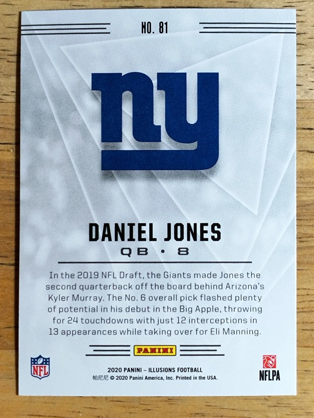 2020 Panini Illusions Retail #81 Daniel Jones