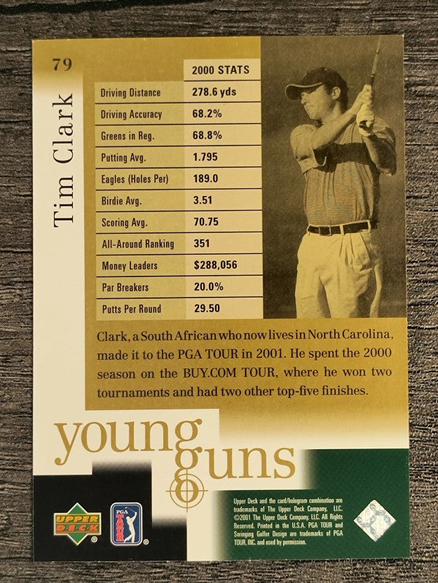 2001 Upper Deck #79 Tim Clark YG RC