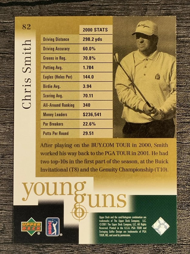 2001 Upper Deck #82 Chris Smith YG RC