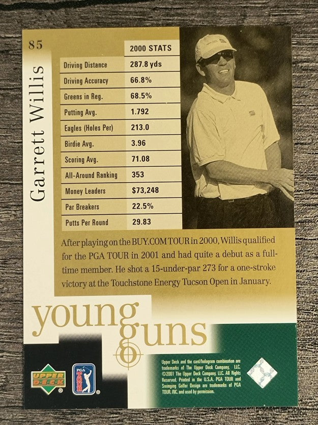 2001 Upper Deck #85 Garrett Willis YG RC