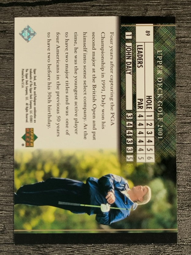 2001 Upper Deck #89 John Daly LB