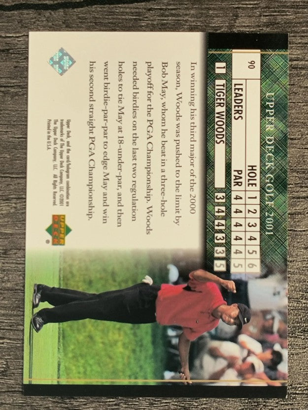 2001 Upper Deck #90 Tiger Woods LB