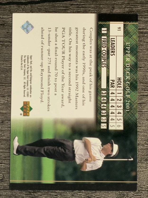 2001 Upper Deck #91 Fred Couples LB