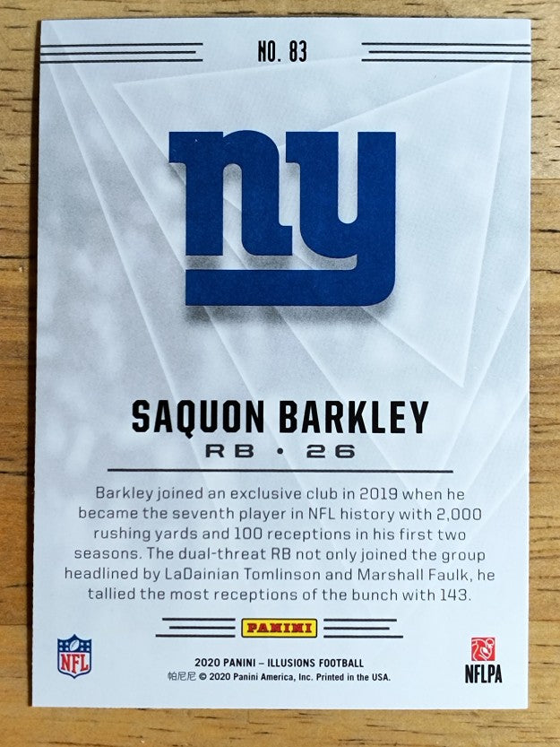 2020 Panini Illusions Retail #83 Saquon Barkley