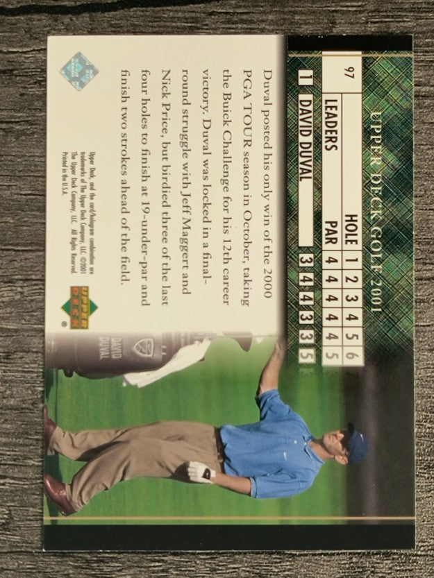 2001 Upper Deck #97 David Duval LB