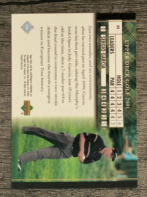 2001 Upper Deck #99 Sergio Garcia LB