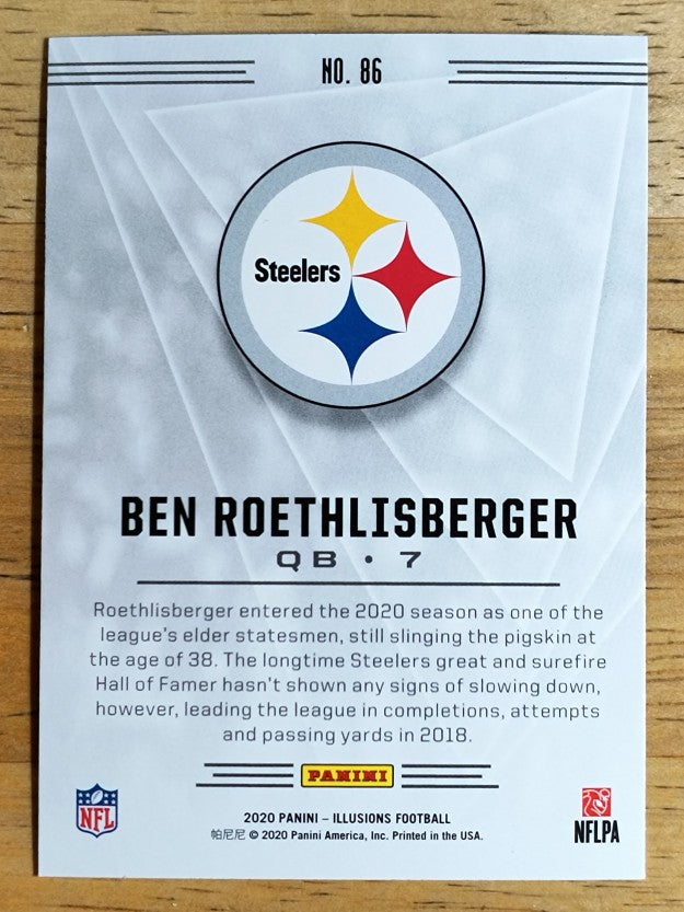 2020 Panini Illusions Retail #86 Ben Roethlisberger