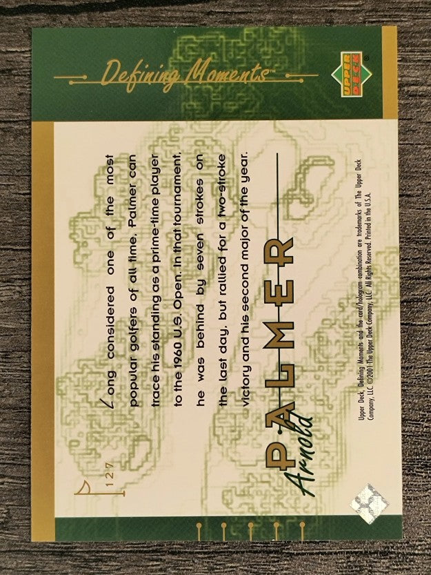 2001 Upper Deck #127 Arnold Palmer DM
