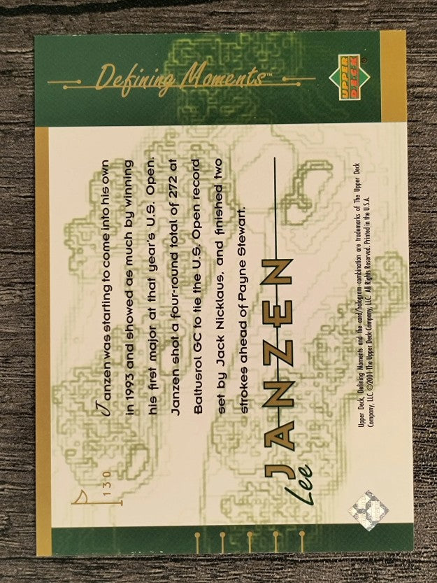 2001 Upper Deck #130 Lee Janzen DM