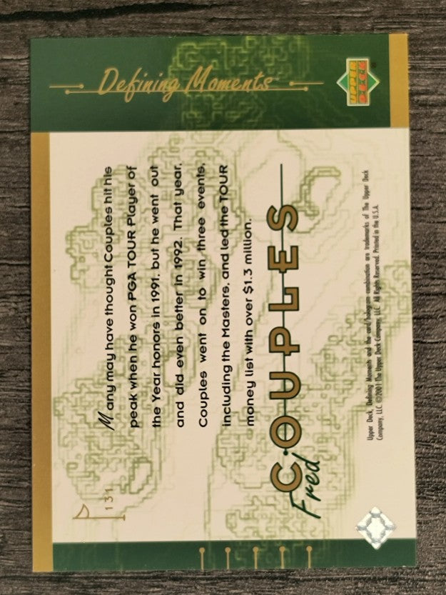 2001 Upper Deck #131 Fred Couples DM
