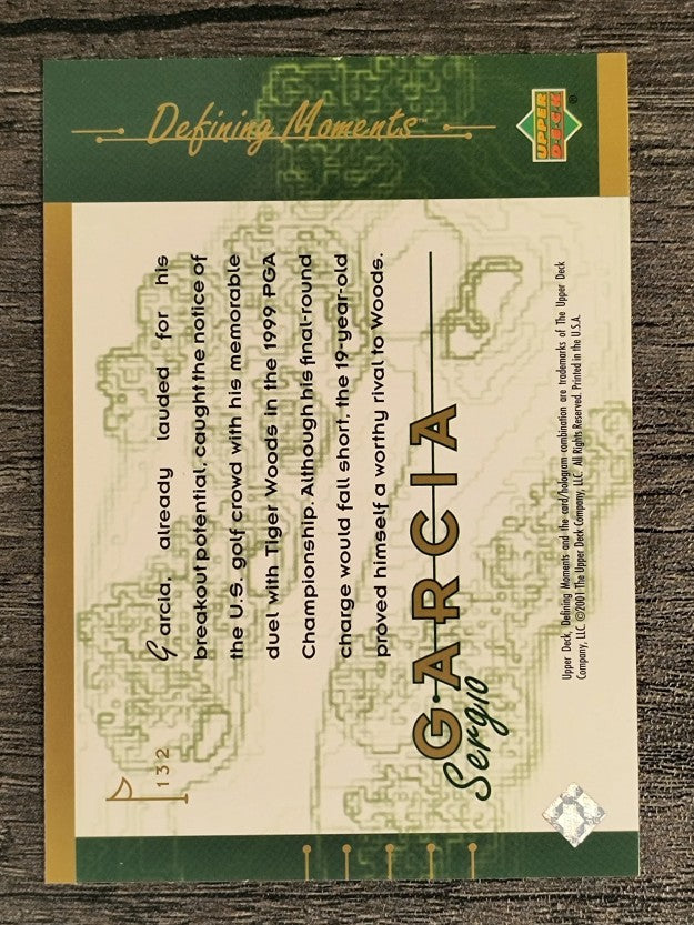 2001 Upper Deck #132 Sergio Garcia DM