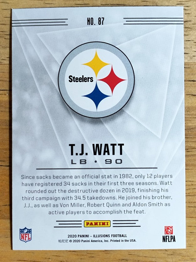 2020 Panini Illusions Retail #87 T.J. Watt