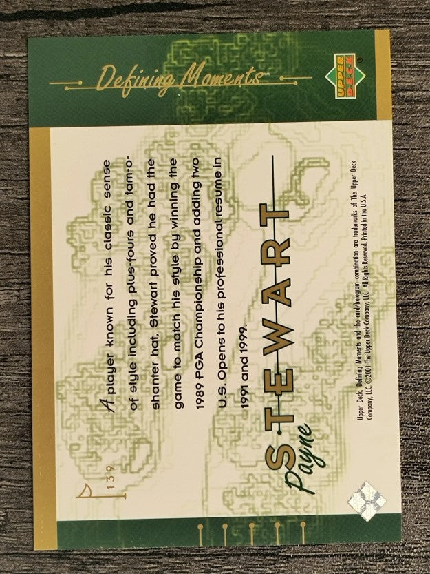 2001 Upper Deck #139 Payne Stewart DM