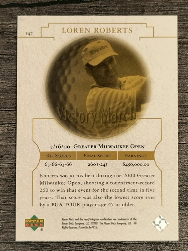 2001 Upper Deck #147 Loren Roberts VM