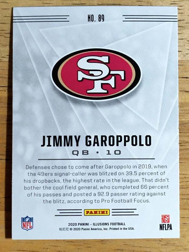 2020 Panini Illusions Retail #89 Jimmy Garoppolo