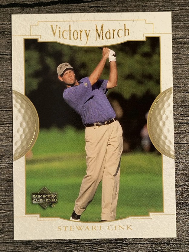 2001 Upper Deck #158 Stewart Cink VM