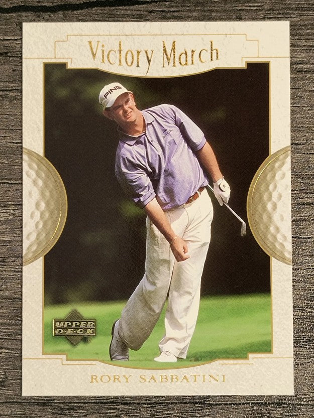 2001 Upper Deck #162 Rory Sabbatini VM