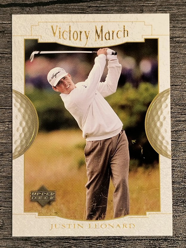 2001 Upper Deck #164 Justin Leonard VM