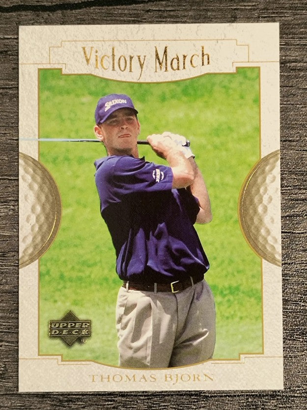 2001 Upper Deck #170 Thomas Bjorn VM
