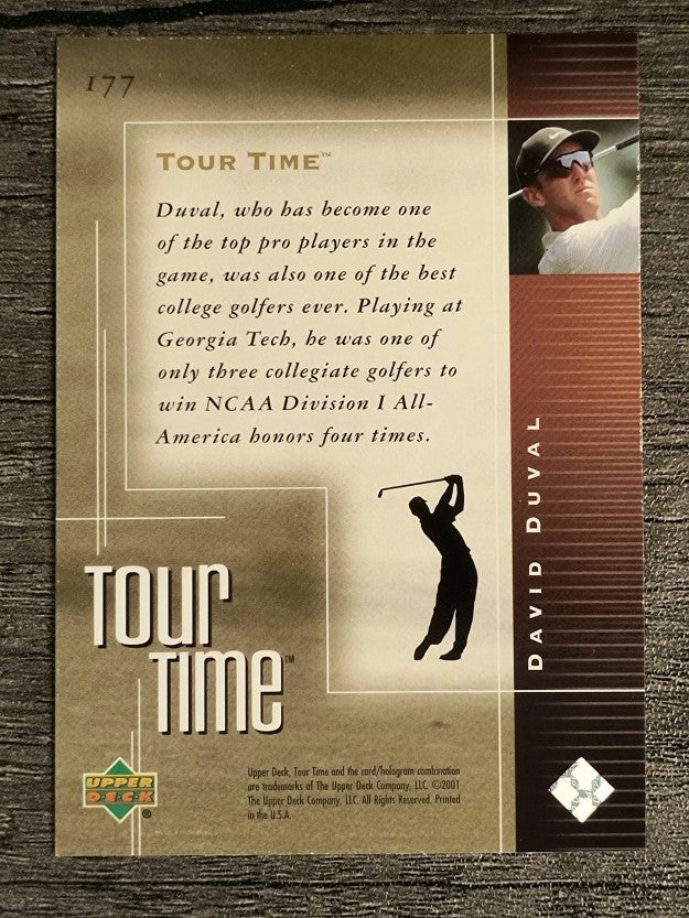 2001 Upper Deck #177 David Duval TT