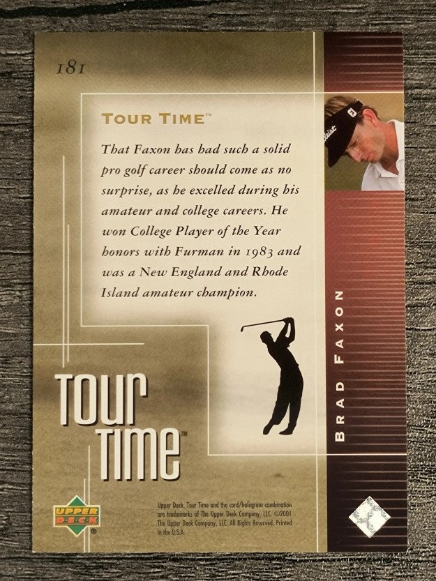 2001 Upper Deck #181 Brad Faxon TT