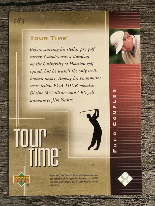 2001 Upper Deck #183 Fred Couples TT