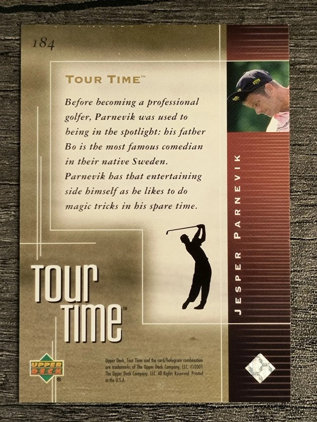2001 Upper Deck #184 Jesper Parnevik TT