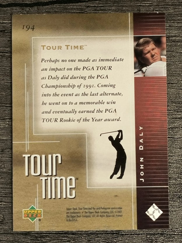 2001 Upper Deck #194 John Daly TT