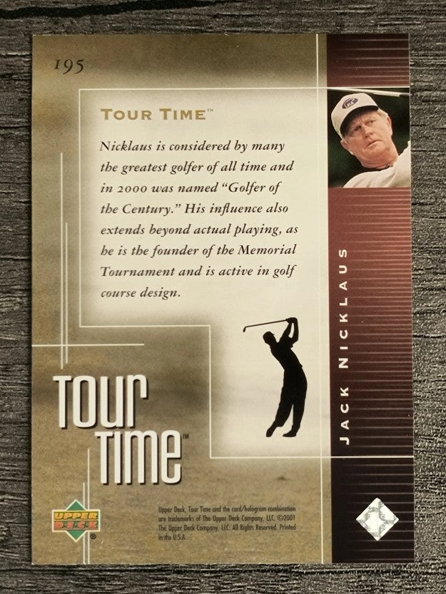 2001 Upper Deck #195 Jack Nicklaus TT