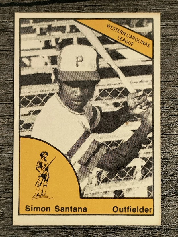 1977 Charleston Patriots TCMA #19 Simon Santana (VGEX)