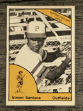 1977 Charleston Patriots TCMA #19 Simon Santana (VGEX)
