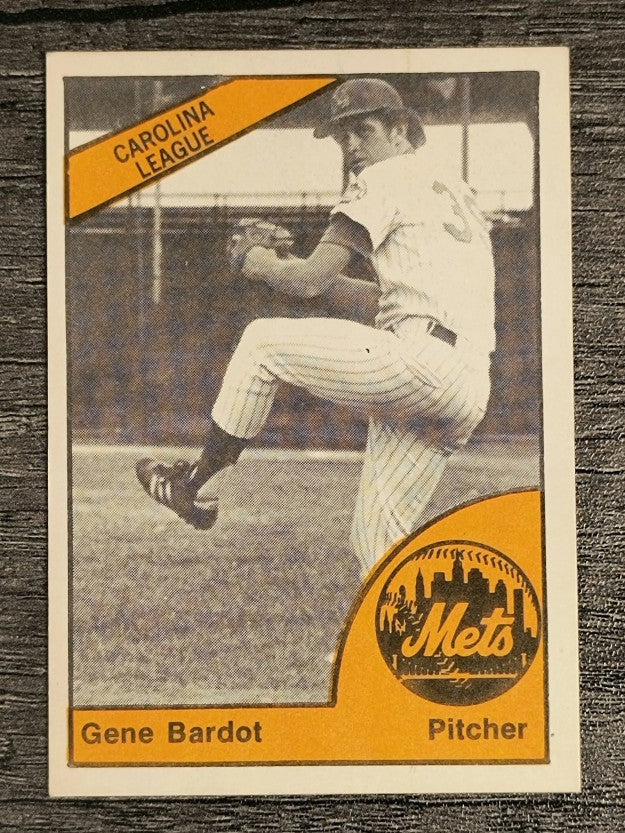 1977 Lynchburg Mets TCMA #3 Gene Bardot (EXMT)