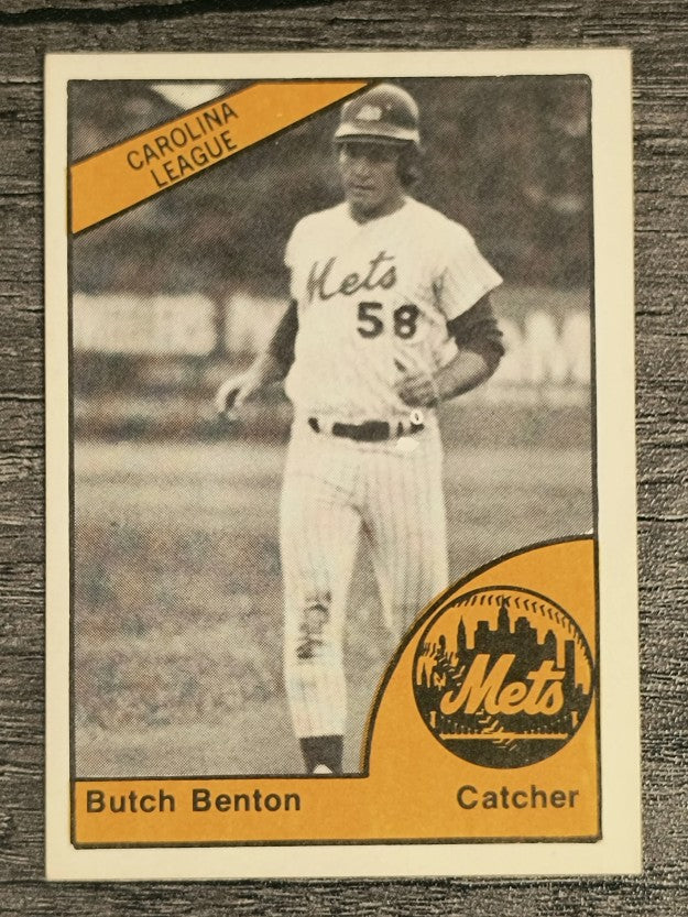 1977 Lynchburg Mets TCMA #4B Butch Benton (Ankle) (EXMT)