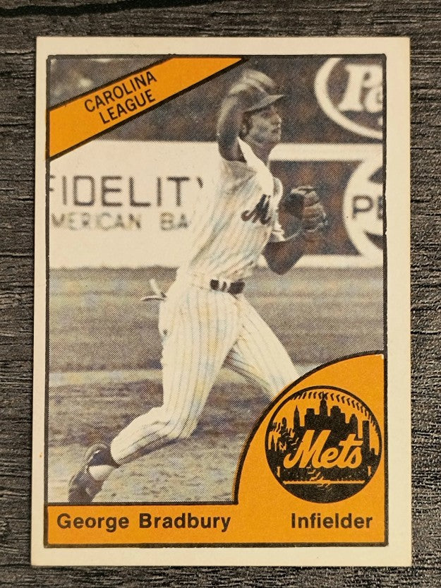 1977 Lynchburg Mets TCMA #5 George Bradbury (EXMT)