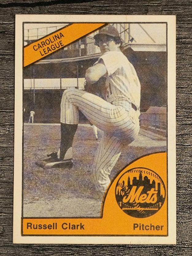 1977 Lynchburg Mets TCMA #9 Russell Clark (NM)