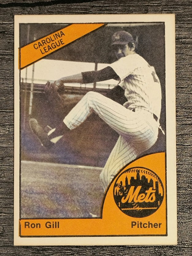 1977 Lynchburg Mets TCMA #13 Ron Gill (EX)