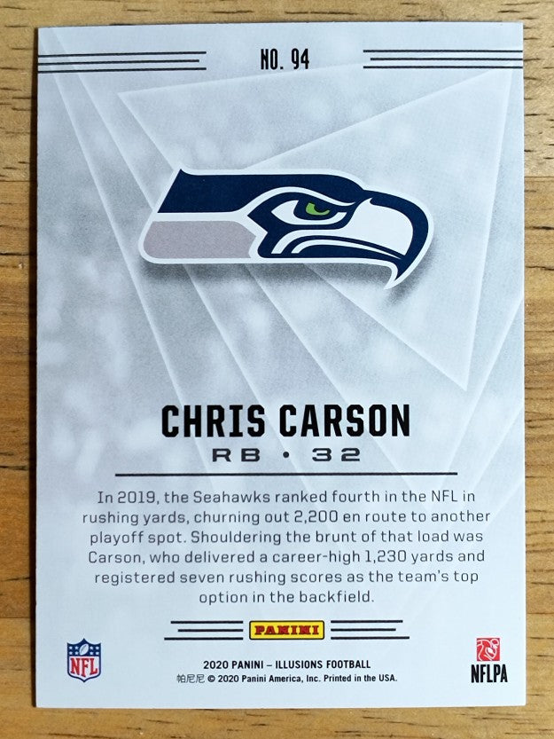 2020 Panini Illusions Retail #94 Chris Carson