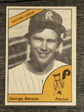 1977 Reading Phillies TCMA #2 George Benson (NM)